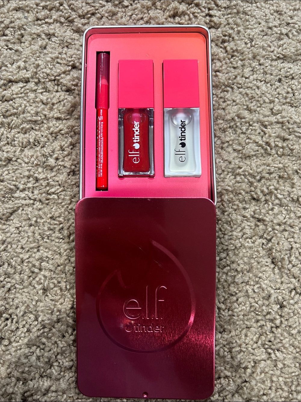 e.l.f. Cosmetics x Tinder Lip Gloss & Liner Set